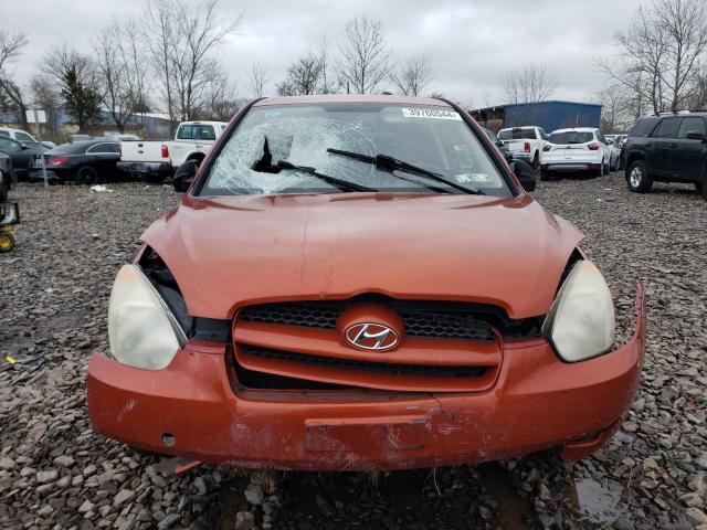 KMHCM36C59U120432 - 2009 HYUNDAI ACCENT GS RED photo 5