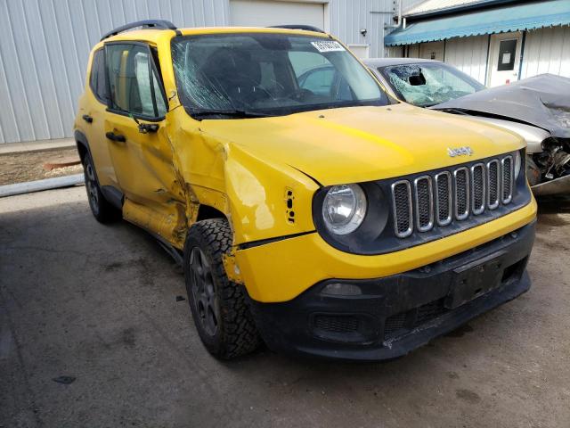 ZACCJAAT4FPC34377 - 2015 JEEP RENEGADE SPORT Դեղին լուսանկար 4