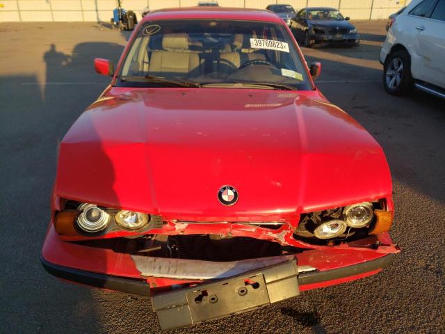 WBAHE631XRGF26362 - 1994 BMW 540 I AUTOMATIC RED photo 5