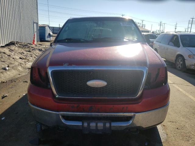 1FTPX14V37NA50006 - 2007 FORD F150 RED photo 5