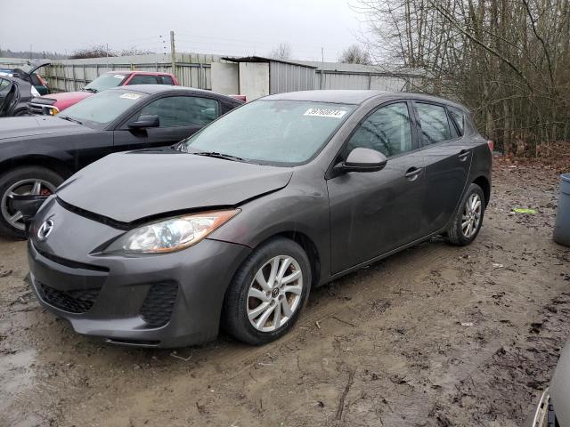 JM1BL1L74D1716432 - 2013 MAZDA 3 I GRAY photo 1