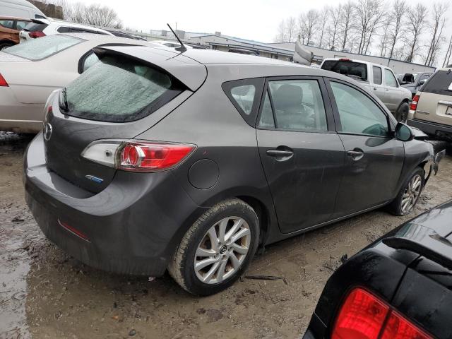 JM1BL1L74D1716432 - 2013 MAZDA 3 I GRAY photo 3