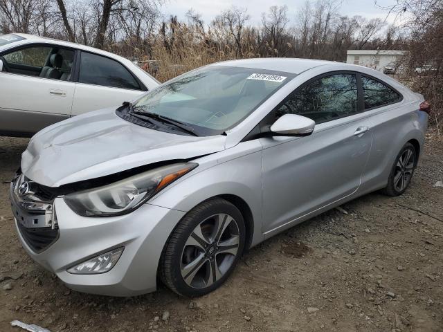 KMHDH6AHXEU026442 - 2014 HYUNDAI ELANTRA CO GS SILVER photo 1