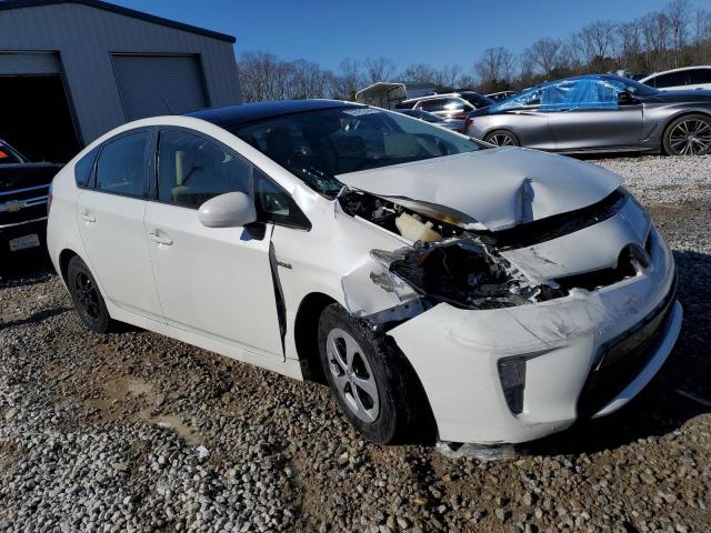 JTDKN3DU0E1738391 - 2014 TOYOTA PRIUS WHITE photo 4