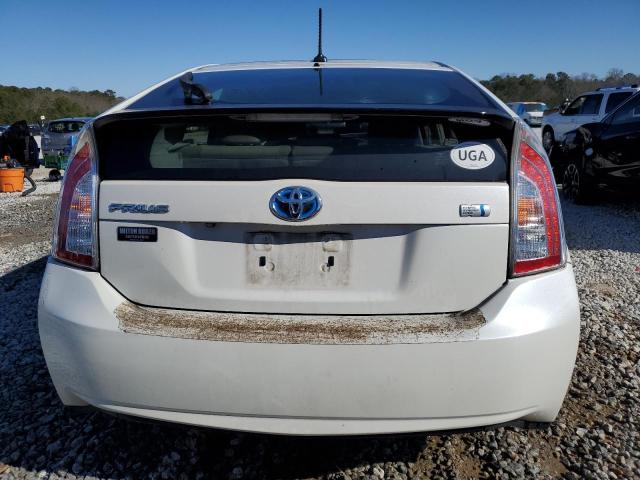 JTDKN3DU0E1738391 - 2014 TOYOTA PRIUS WHITE photo 6