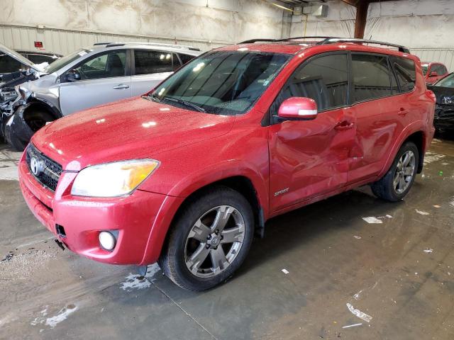 2T3RF4DV4AW025077 - 2010 TOYOTA RAV4 SPORT RED photo 1