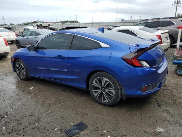 2HGFC3B78GH350853 - 2016 HONDA CIVIC EXL BLUE photo 2