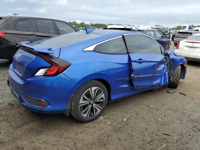 2HGFC3B78GH350853 - 2016 HONDA CIVIC EXL ლურჯი ფოტო 3
