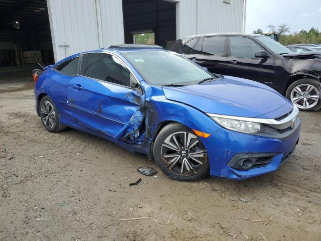 2HGFC3B78GH350853 - 2016 HONDA CIVIC EXL BLUE photo 4