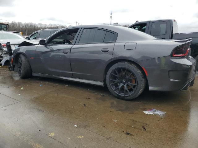 2C3CDXGJ5KH588182 - 2019 DODGE CHARGER SCAT PACK GRAY photo 2
