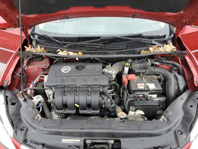 3N1AB7AP8EY279619 - 2014 NISSAN SENTRA S RED photo 11