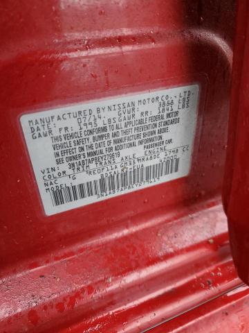 3N1AB7AP8EY279619 - 2014 NISSAN SENTRA S RED photo 12