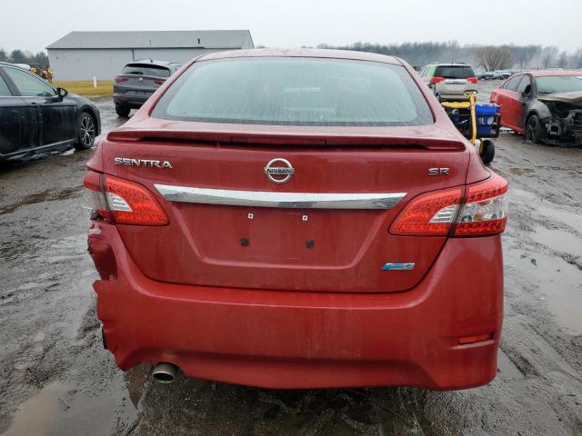 3N1AB7AP8EY279619 - 2014 NISSAN SENTRA S RED photo 6