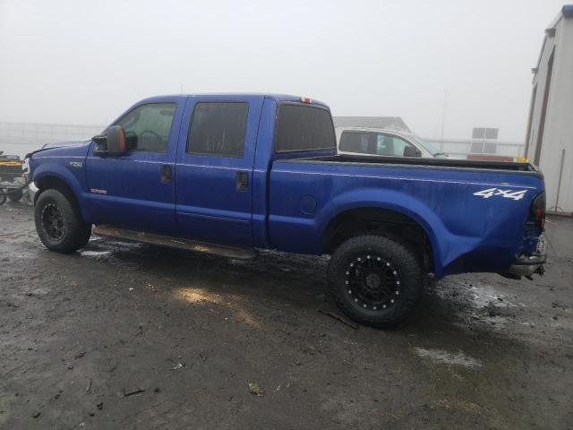 1FTNW21P43EC42034 - 2003 FORD F250 SUPER DUTY BLUE photo 2