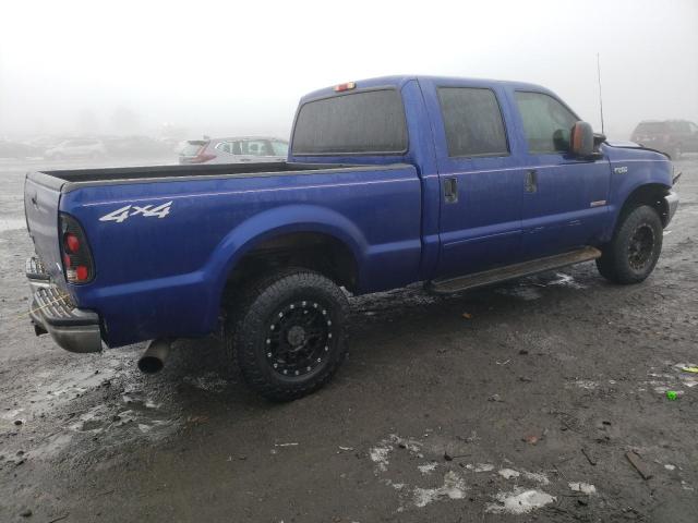 1FTNW21P43EC42034 - 2003 FORD F250 SUPER DUTY BLUE photo 3