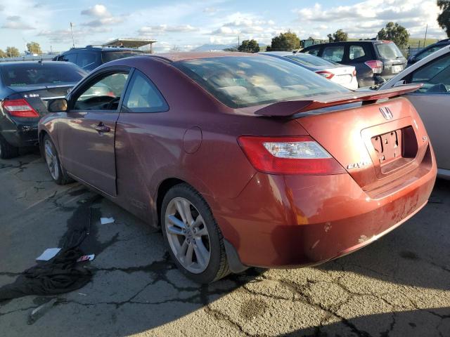 2HGFG21537H711162 - 2007 HONDA CIVIC SI RED photo 2