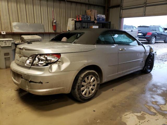 1C3LC45K38N128547 - 2008 CHRYSLER SEBRING SILVER photo 3