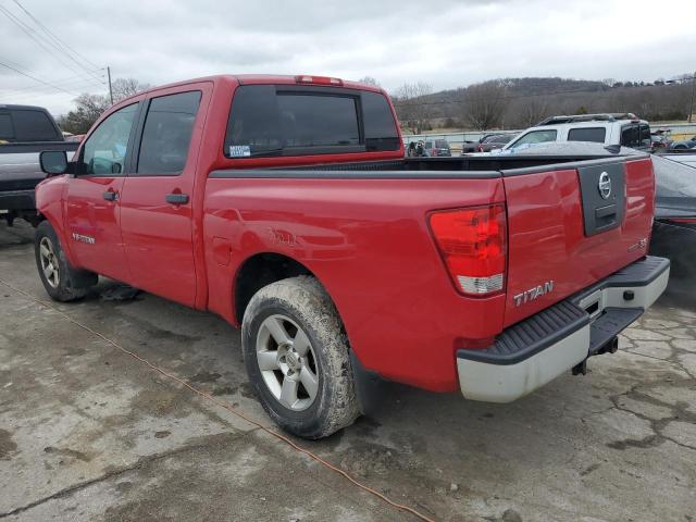 1N6BA0EKXAN321738 - 2010 NISSAN TITAN XE RED photo 2