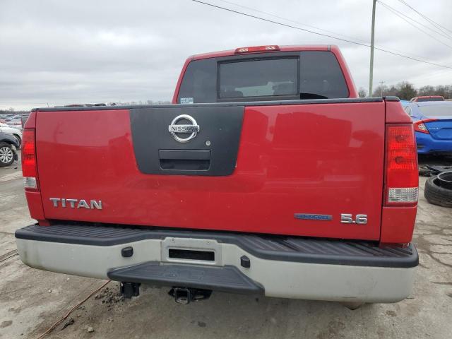 1N6BA0EKXAN321738 - 2010 NISSAN TITAN XE RED photo 6