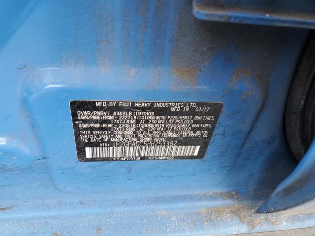 JF2GPADC5HH253382 - 2017 SUBARU CROSSTREK PREMIUM 蓝色 照片 13