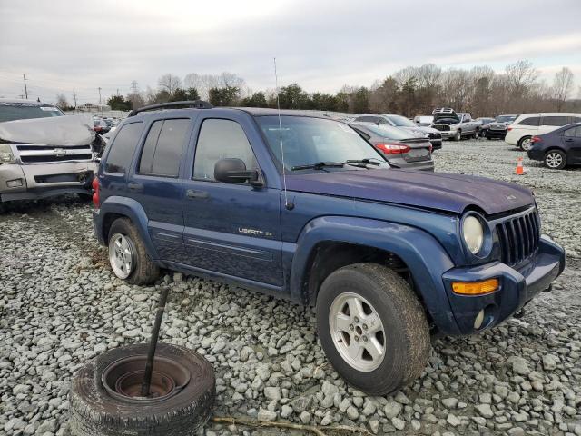 1J8GL58K62W226027 - 2002 JEEP LIBERTY LIMITED BLUE photo 4