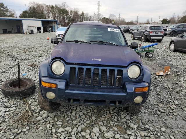 1J8GL58K62W226027 - 2002 JEEP LIBERTY LIMITED BLUE photo 5