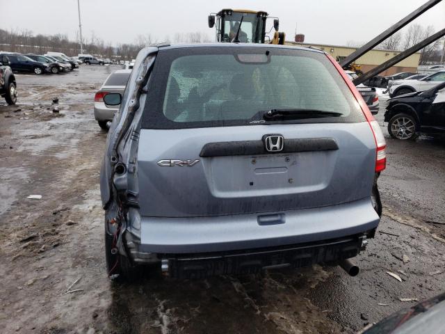 5J6RE48369L011346 - 2009 HONDA CR-V LX BLUE photo 6