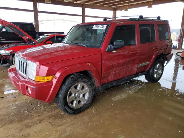 1J8HG58256C318813 - 2006 JEEP COMMANDER LIMITED RED photo 1