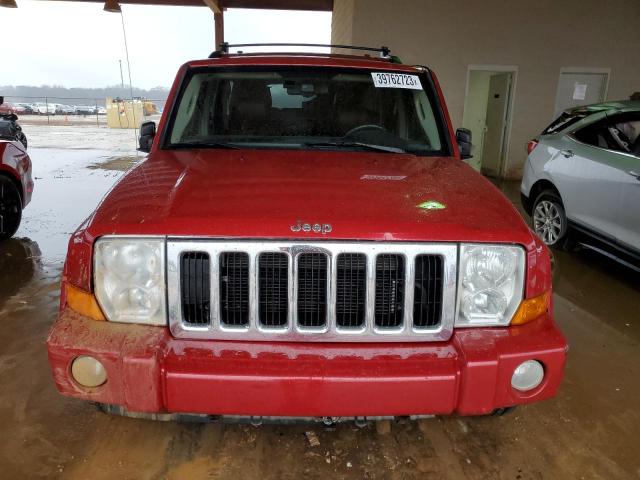 1J8HG58256C318813 - 2006 JEEP COMMANDER LIMITED RED photo 5