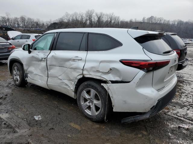 5TDBZRBH7NS177882 - 2022 TOYOTA HIGHLANDER L WHITE photo 2