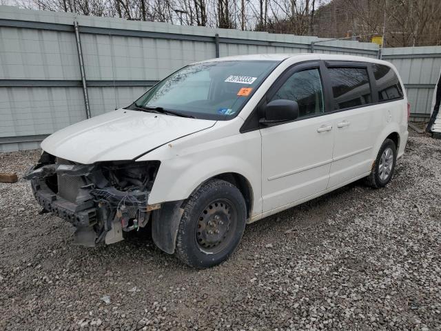 2C4RDGBG5CR389694 - 2012 DODGE GRAND CARA SE WHITE photo 1