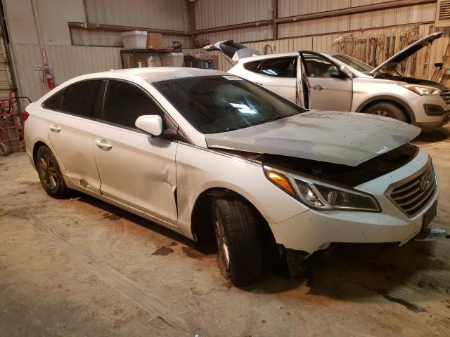 5NPE24AF6HH455427 - 2017 HYUNDAI SONATA SE WHITE photo 4