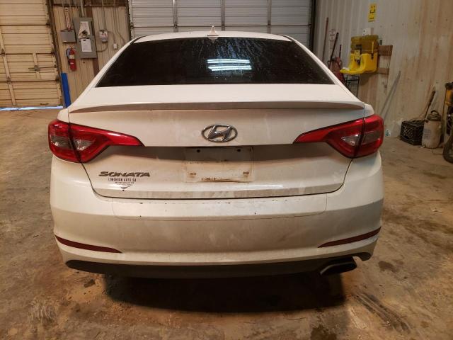 5NPE24AF6HH455427 - 2017 HYUNDAI SONATA SE WHITE photo 6