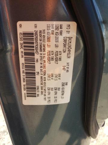 2A8GM68X97R366457 - 2007 CHRYSLER PACIFICA TOURING BLUE photo 13