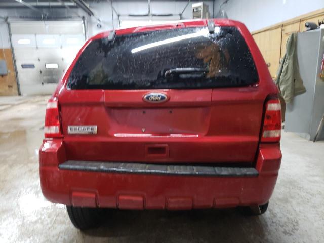 1FMCU0D75AKA32095 - 2010 FORD ESCAPE XLT RED photo 6