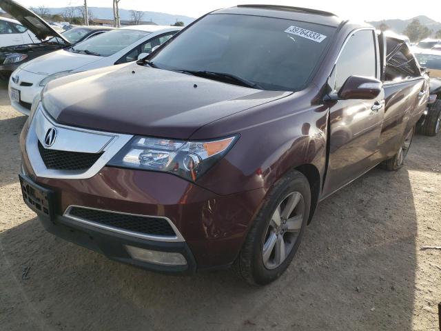 2HNYD2H45CH539332 - 2012 ACURA MDX TECHNOLOGY 栗色 照片 1