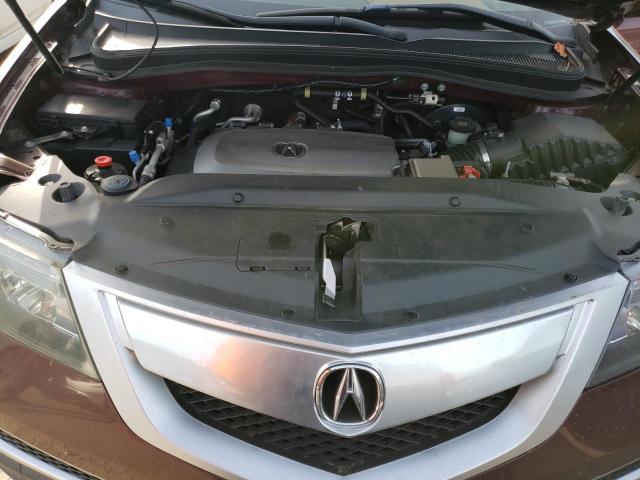 2HNYD2H45CH539332 - 2012 ACURA MDX TECHNOLOGY 栗色 照片 11