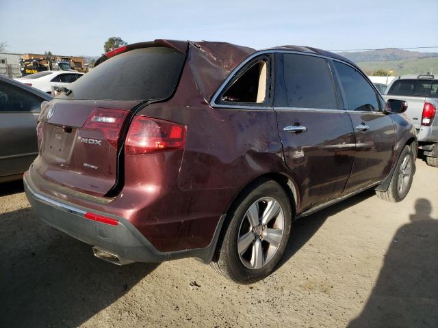 2HNYD2H45CH539332 - 2012 ACURA MDX TECHNOLOGY 栗色 照片 3