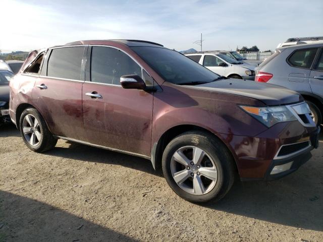 2HNYD2H45CH539332 - 2012 ACURA MDX TECHNOLOGY 栗色 照片 4