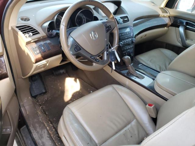 2HNYD2H45CH539332 - 2012 ACURA MDX TECHNOLOGY 栗色 照片 8