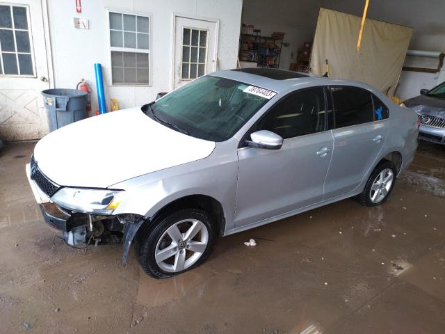 3VWLL7AJ8DM385599 - 2013 VOLKSWAGEN JETTA TDI SILVER photo 1