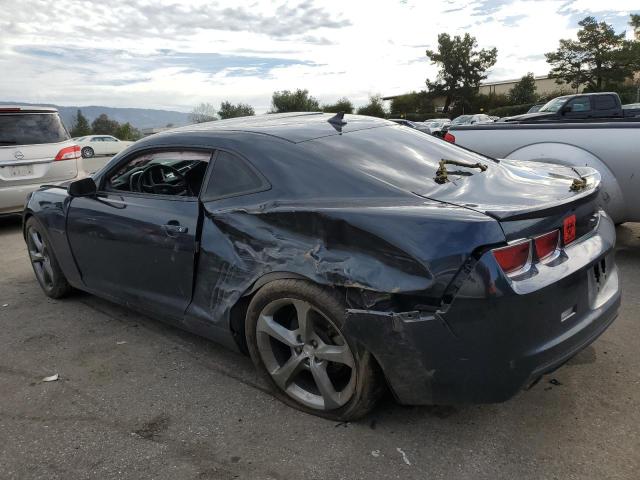 2G1FB1E32D9205188 - 2013 CHEVROLET CAMARO LT BLUE photo 2