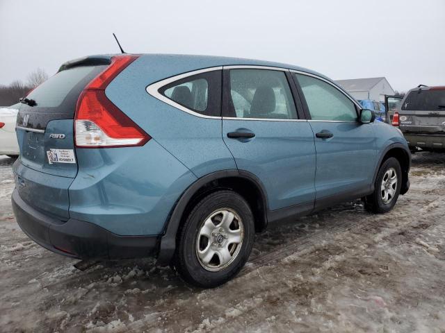 5J6RM4H32EL072819 - 2014 HONDA CR-V LX BLUE photo 3