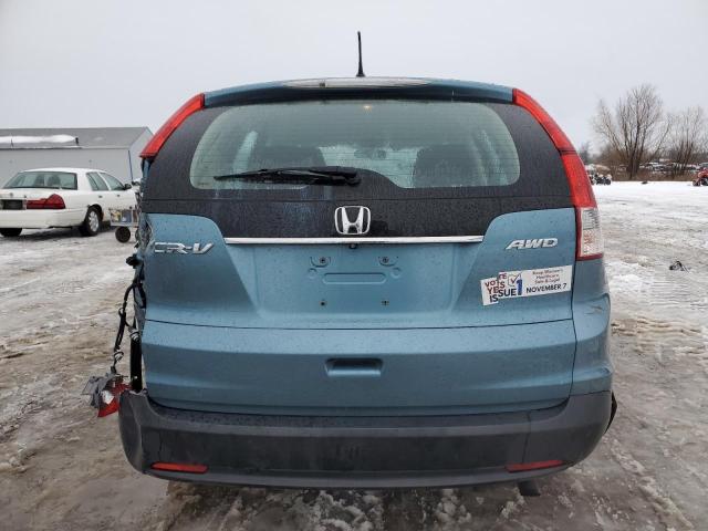 5J6RM4H32EL072819 - 2014 HONDA CR-V LX BLUE photo 6