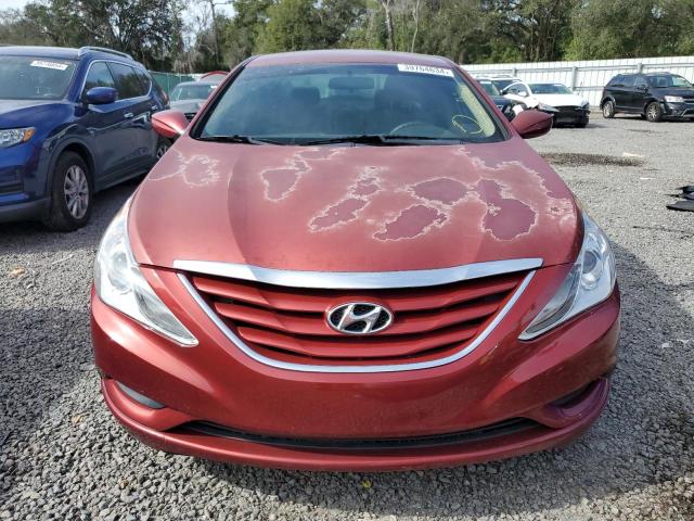 5NPEB4AC8BH172623 - 2011 HYUNDAI SONATA GLS RED photo 5