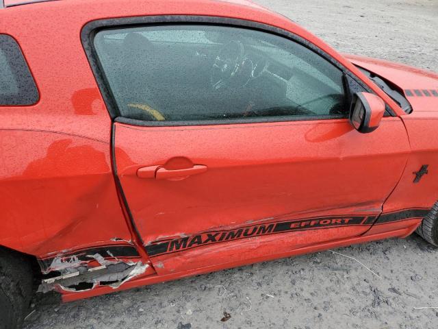1ZVBP8AM4E5283739 - 2014 FORD MUSTANG RED photo 10