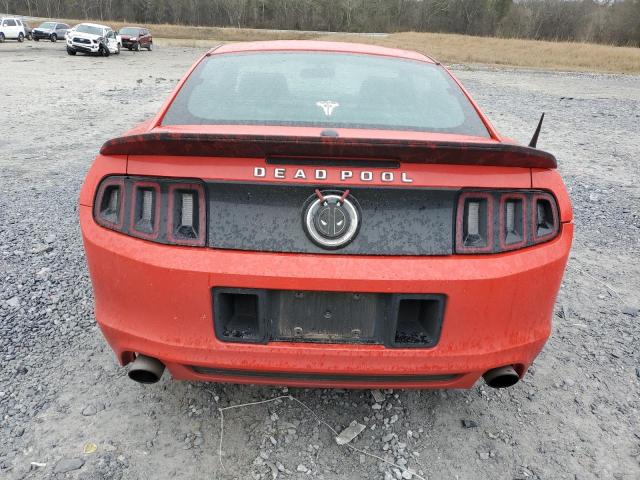 1ZVBP8AM4E5283739 - 2014 FORD MUSTANG RED photo 6
