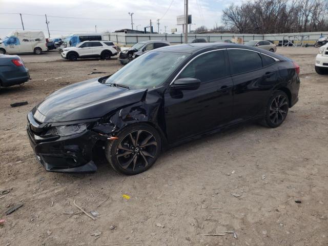 2HGFC2F89MH555929 - 2021 HONDA CIVIC SPORT Negro foto 1