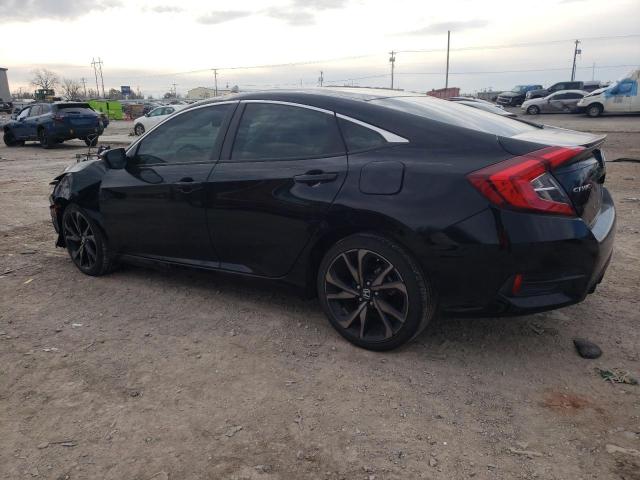 2HGFC2F89MH555929 - 2021 HONDA CIVIC SPORT Negro foto 2