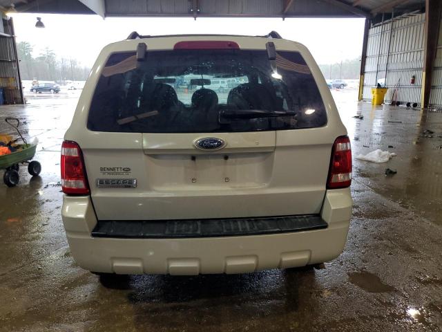 1FMCU03769KA03895 - 2009 FORD ESCAPE XLT WHITE photo 6